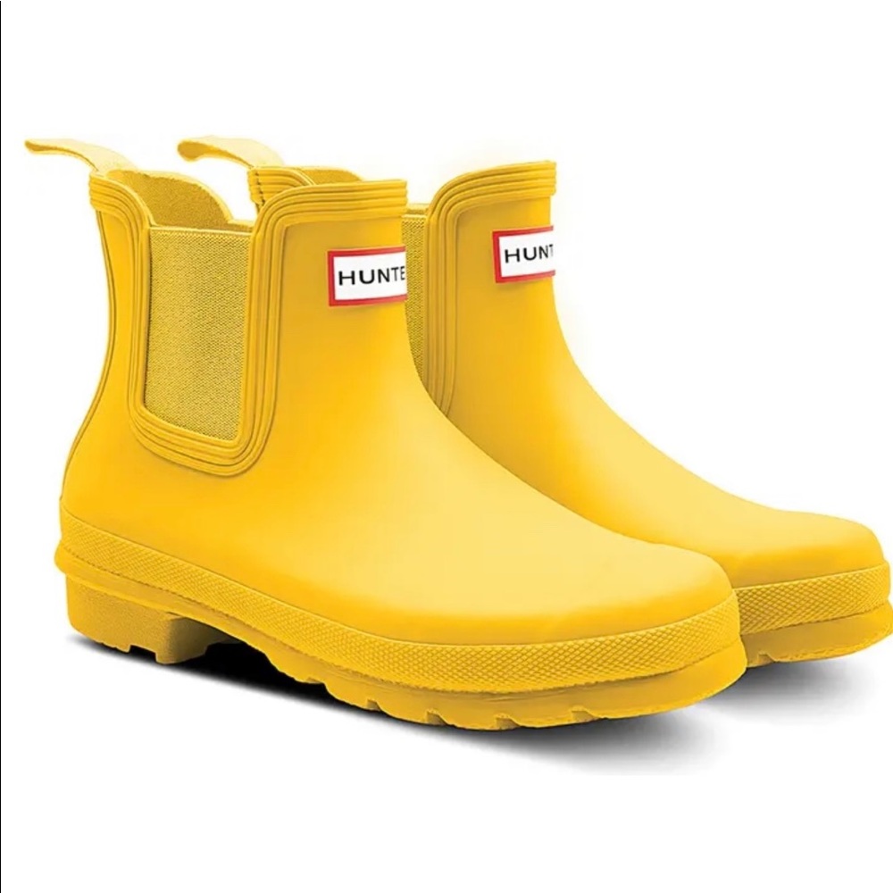 NWNT HUNTER MATTE YELLOW RAINBOOT